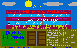 Daniel's Dungeon - University Game — screenshot 1
